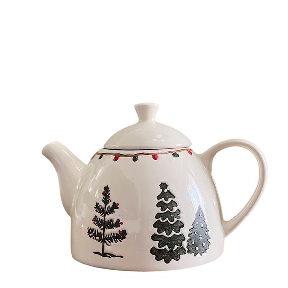 Creative Co-Op Other - Creative Co-Op Christmas Holiday Teapot